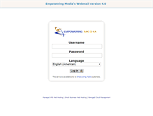 Tablet Screenshot of emwebmail.com